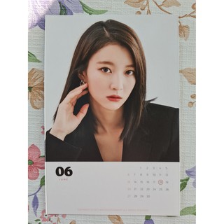 [พร้อมส่ง] โปสการ์ด หน้าปฏิทินพับ บินนี่ มิมี่ Binnie Mimi Oh My Girl 2021 Seasons Greetings Accordian Calendar