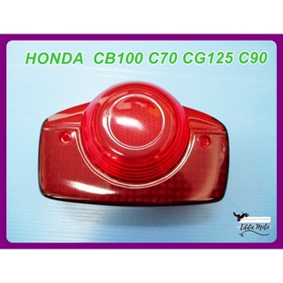 HONDA CB100​ C70​ CG125​ C90 HONDA TAILLIGHT CASE COVER "RED" // ฝาไฟท้าย ฝาแดง​ สินค้าคุณภาพดี