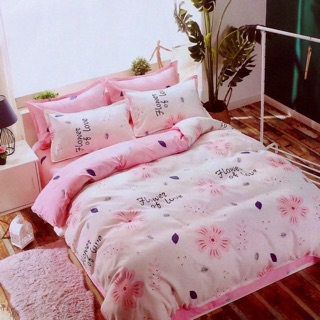 topshop_bed ชุดผ้านวม1 ชุด ครบ6ชิ้น ผ้าปู/ผ้านวม/ปลอกหมอน2/ปลอกหมอนข้าง2 ลาย #185