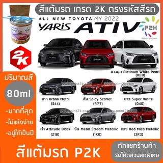 สีแต้มรถ โตโยต้า ยาริส เอทีฟ  Toyota Yaris Ativ