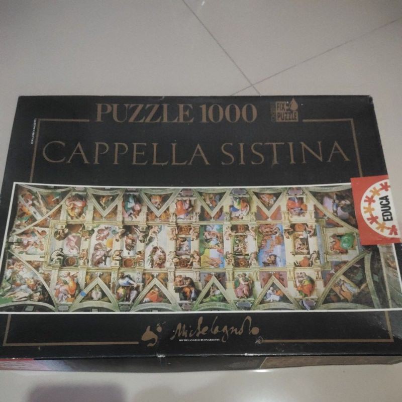 จิ๊กซอว์ Educa 1000 ชิ้น cappella sistina