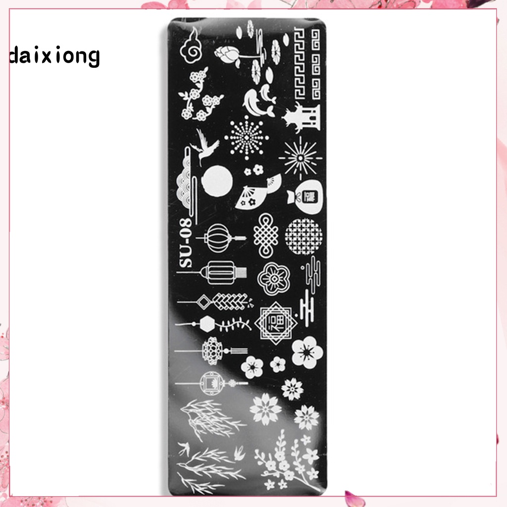 <Cod> แผ่นแม่แบบ Diy สําหรับใช้ในการตกแต่งเล็บ