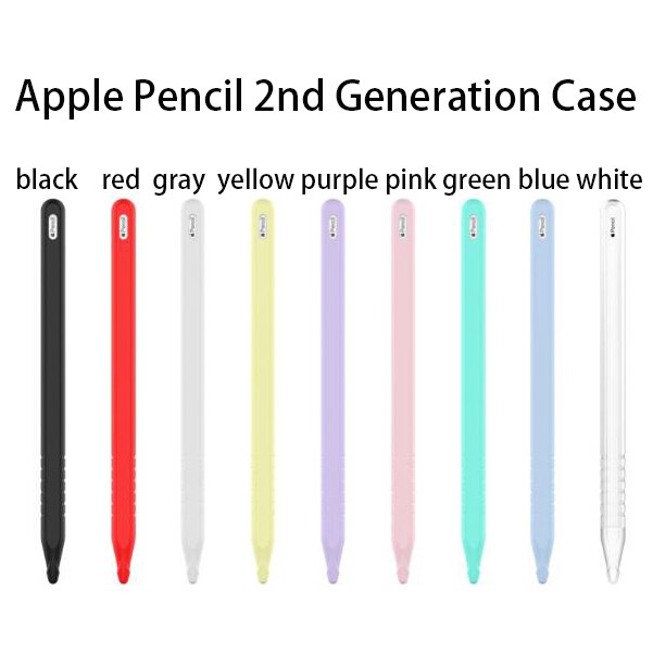 Apple Second Pencil Case Tablet for iPad Touch Pen Silicone Cover,stylus pen case sleeve