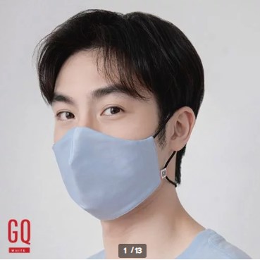 GQWhite™ Mask หน้ากากผ้ากันน้ำ (สีฟ้า)