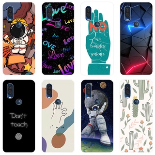 Motorola One Vision Case Silicone TPU Back Cover Motorola One Vision Soft Phone Case