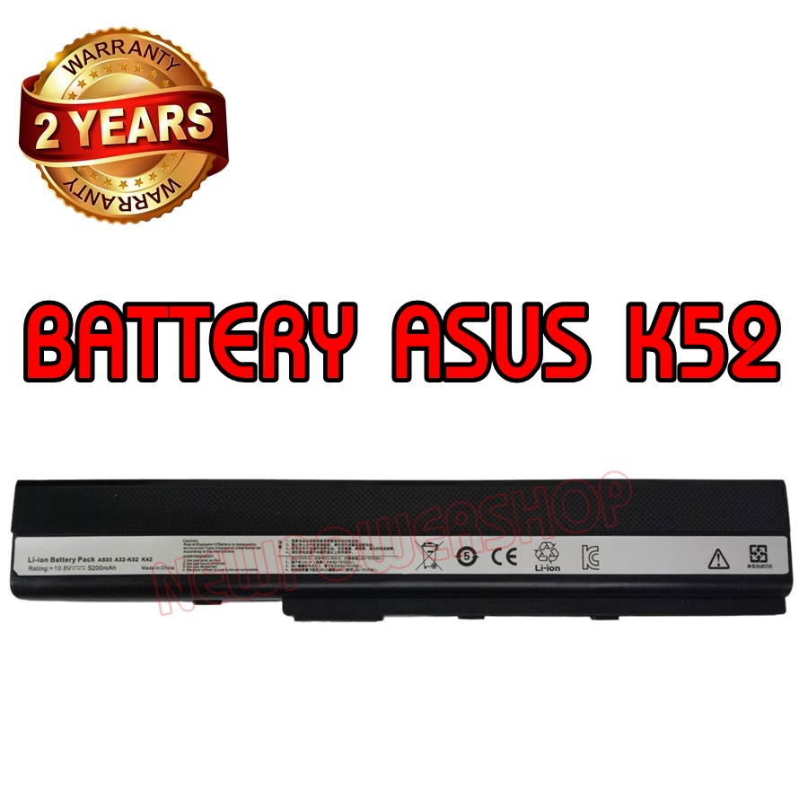 รับประกัน 2 ปี BATTERY ASUS K52 แบตเตอรี่ เอซุส A42 A42J A52 K42 X42DQ ...
