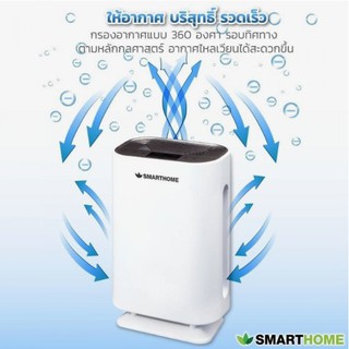 เครื่องกรองอากาศ เครื่องฟอกอากาศ SMARTHOMEรุ่นAP-180กรองPM2.5