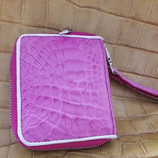 crocodile pocket coin wallet กระเป๋าสตางค์ pink  green   yellow