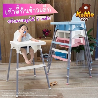 💺 เก้าอี้ทานข้าวเด็ก 🍽👶🏼 พร้อมถาดวางอาหาร No.20013 มีหลุมสำหรับวางแก้วน้ำ พร้อมที่วางขา