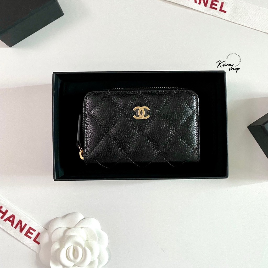 [ส่งฟรี] New Chanel Zippy Card Holder