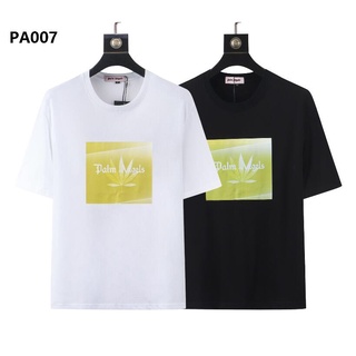 Pa007 เสื้อยืดแขนสั้น ลายปาล์มนางฟ้า แฟชั่นสําหรับผู้ชาย ผู้หญิง M-3XL