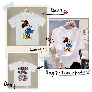 เสื้อยืดสกรีนลายมิ้กกี้น่ารักๆพร้อมส่ง✨💖🌈💫