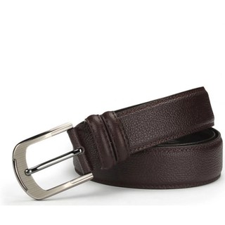 YHL เข็มขัดหนัง สำหรับผู้ชาย เข็มขัด เข็มขัดชาย Men Belt รุ่นDL-101 (สีน้ำตาล)