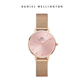 DanielWellington DWนาฬิกาผู้หญิง 28mmนุ่มสีชมพูที่เรียบง่ายรูปแบบหญิง