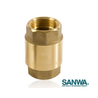 สปริงเช็ควาล์ว ทองเหลือง SANWA 1/2", 3/4" , 1"