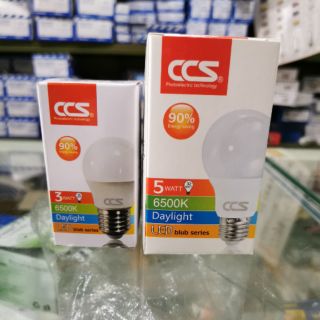 หลอดไฟ​ หลอดไฟแอลอีดี LED​ CCS​ E27​ 3W และ​ 5W