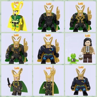 ของเล่นตัวต่อเลโก้ Marvel Iron Man Thunder God loki สําหรับเด็ก