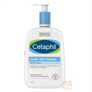 Cetaphil Gentle Skin Cleanser 1000 ml เซตาฟิล เจนทิล สกิน คลีนเซอร์ 1 ลิตร