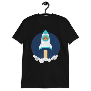 เสื้อยืดสีขาวเสื้อยืด พิมพ์ลาย Pancakeswap To The Moon Cryptocurrency สําหรับผู้ชายS-4XL