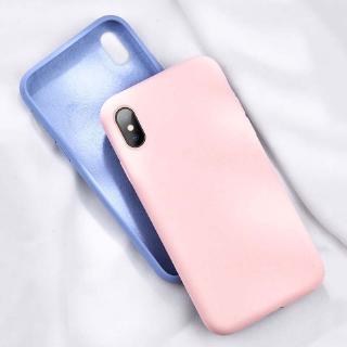 Compatible for iPhone 11 11Pro XR X XS Max 6 6s 7 8 Plus SE 2020 ของเหลว ยางทำจากซิลิคอน เป็นต้นฉบับ กันชน อ่อนนุ่ม TPU กรณี ปก Liquid Case