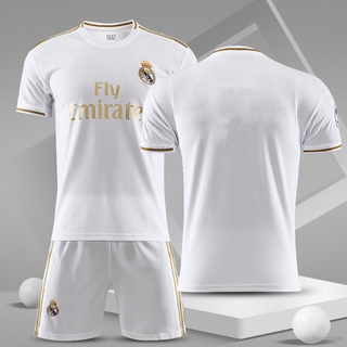 เสื้อกีฬาแขนสั้น ลายทีมฟุตบอล Real Madrid 3rd 19 20 ชุดเหย้า พลัสไซซ์ คุณภาพสูง สําหรับผู้ชาย