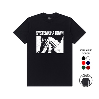 Kaos BAND เสื้อยืดลําลอง แขนสั้น พิมพ์ลาย SYSTEM OF A DOWN BAJU DISTRO สําหรับผู้ชาย ผู้หญิง