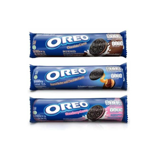 Oreo โอรีโอ คุกกี้แซนวิช ขนาด 123.5 กรัม (เลือกรสได้)