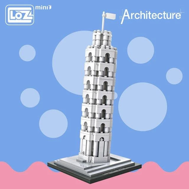 ตัวต่อมินิบล็อค LOZ Leaning Tower of Pisa 345 ชิ้น thumbnail 4