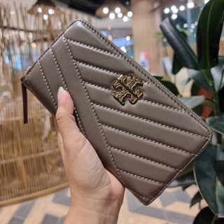 TORY BURCH KIRA CHEVRON ZIP CONTINENTAL WALLET