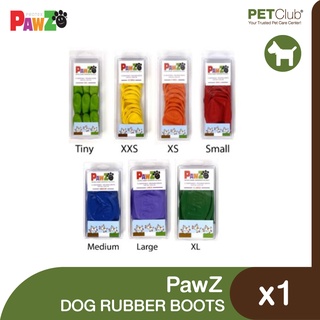 [PETClub] PawZ Dog Rubber Boots - รองเท้ายางสำหรับสุนัข