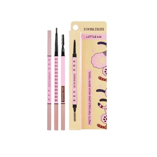 Sivanna Pretty Portable Long-Wear Brow Pencil #HF5059 : ซิเวนน่า พริตตี้ พอร์ทเทเบิ้ล ดินสอเขียนคิ้ว x 1 ชิ้น@svl