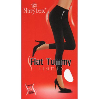 Marytex  กางเกงขายาว สเตย์เก็บกระชับหน้าท้อง (สีดำ)  Flat Tummy Tights