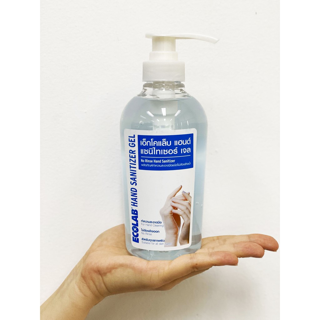 แอลกอฮอล์เจล ล้างมือ 70% 500 ml Ecolab เจลล้างมือ Hand Sanitizer Gel  - E102-101900 E7104558