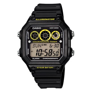 นาฬิกา คาสิโอ Casio 10 YEAR BATTERY รุ่น AE-1300WH-1AV