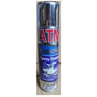 🔥โค้ดTIDS403ลด15%🔥เอทีเอ็ม สีสเปรย์เกรดพิเศษ สีโครเมี่ยม C980 ATM Chrome Spray Enamel