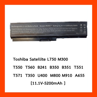 Battery Toshiba Satellite L750 10.8V 4400mAh Black