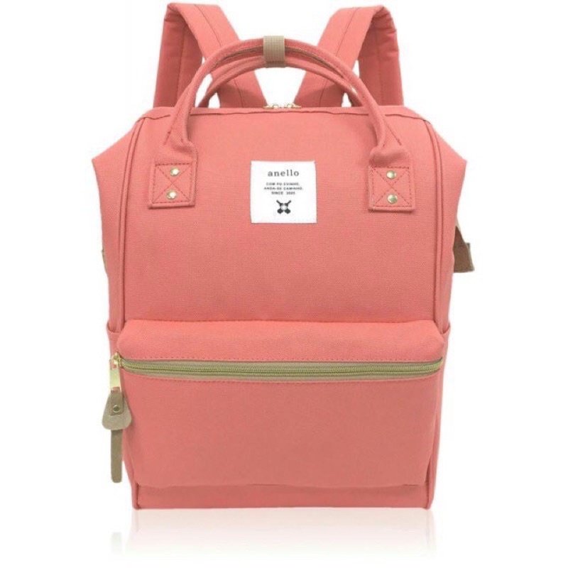 anello backpack classic สี coral pink ขนาด regular