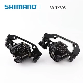 Shimano Tourney TX805 คาลิปเปอร์ดิสก์เบรกพร้อมแผ่นเรซินด้านหน้าด้านหลังเบรค MTB ดิสก์เบรกกลอัพเกรดสําหรับ m375
