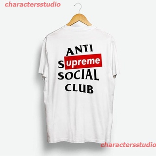 เสื้อยืด charactersstudio New เสื้อยืด Combed 30S Distro SUPREME ASSC ป้องกันการโจรกรรมคลับ discount