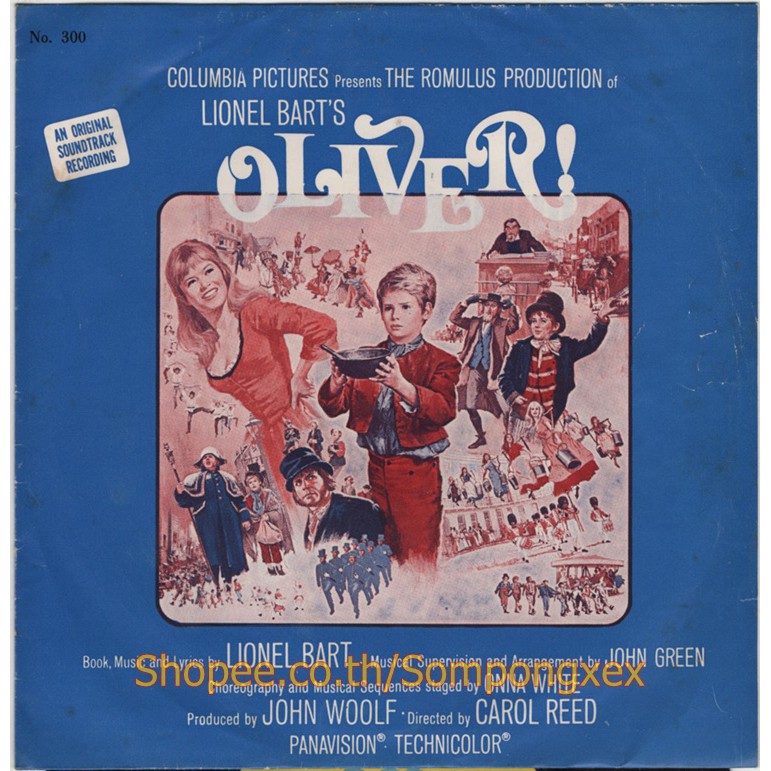 แผ่นเสียง 7 นิ้ว เพลงสากล ไวนิล 7"  ยุค 60-70 OLIVER/ I'D DO ANYTHING/ BE BACK SOON/ 0 Thailand EP