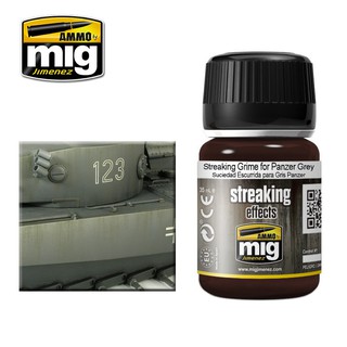 Ammo By MIG - AMIG1202 STREAKING GRIME FOR PANZER GREY