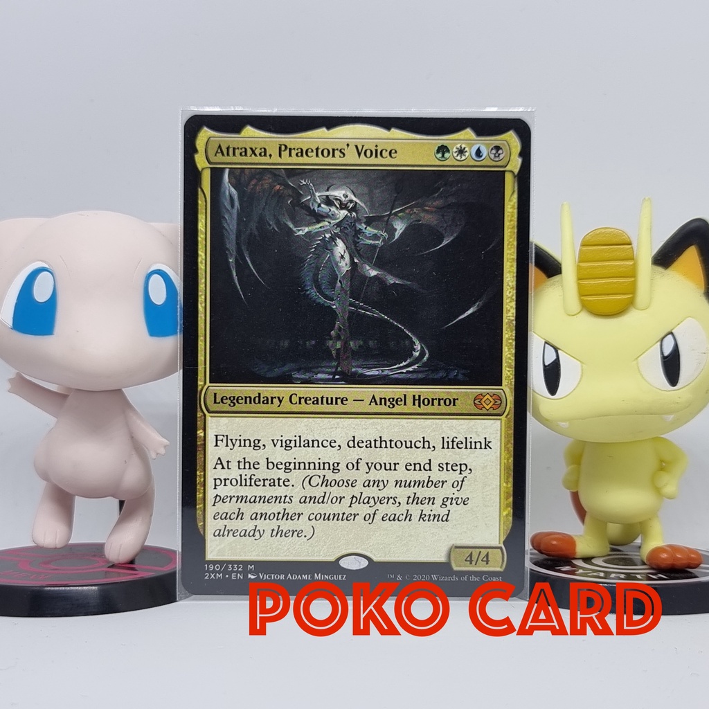 Atraxa, Praetors’ Voice ชุด Double Masters การ์ด Magic The Gathering [MTG] ของแท้