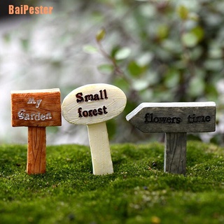 Baipester (x) ของเล่นบ้านตุ๊กตาเรซิ่นจิ๋ว Diy สําหรับสวนจิ๋ว 3 ชิ้น