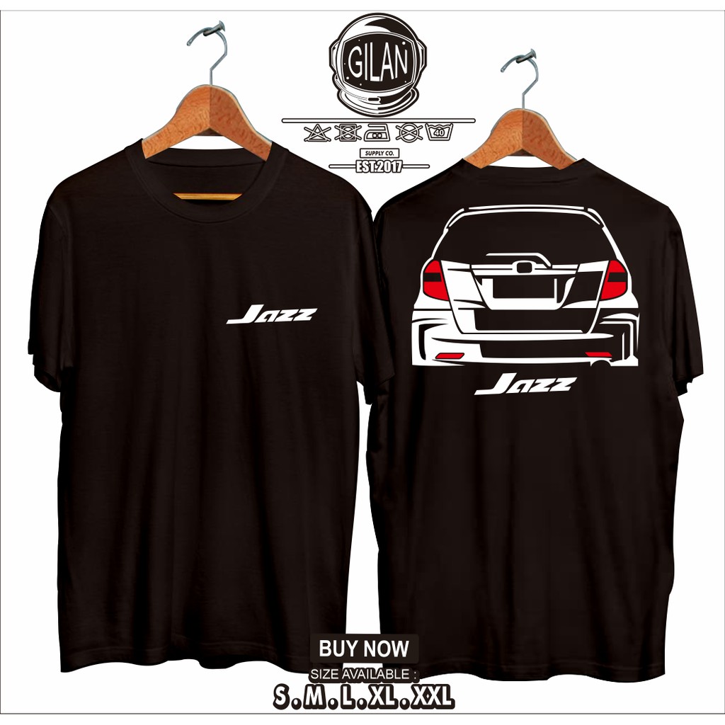HONDA JAZZ GE 8 GE8 เสื้อยืดลายหลังรถยนต์