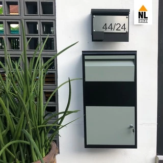 ตู้รับพัสดุ สกรีนข้อความ กันขโมย ตู้จดหมายขนาดใหญ่/ไปรษณีย์ Parcel Box |Pbox-001-002/ NL HOME