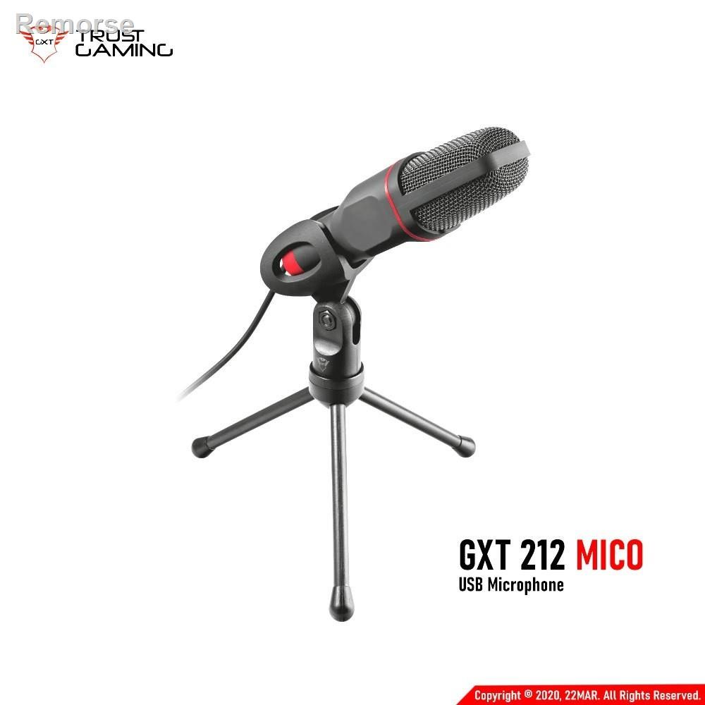 ┅TRUST GXT 212 MICO USB MICROPHONE RED 23791 (NEW)ไมโครโฟนของขวัญ