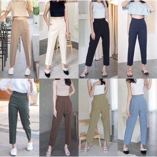 Classic Pant กางเกง 7 ส่วนขากระบอก📢WGVYQH  ลดทันที 80฿ ช็อปครบ 500฿ (1-30 SEP 2022)