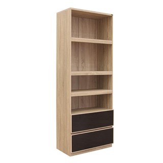 [ส่งฟรี] File cabinet CABINET BURO EVOLUTION HC 75 DW SOLID OAK/BLACK Office furniture Home &amp; Furniture ตู้เอกสาร ตู้สูง