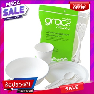 ชุดปาร์ตี้ GRACZ CLASSIC 10 ชิ้น/ชุด อุปกรณ์ใส่อาหาร PARTY SET GRACZ CLASSIC 10PCS/SET