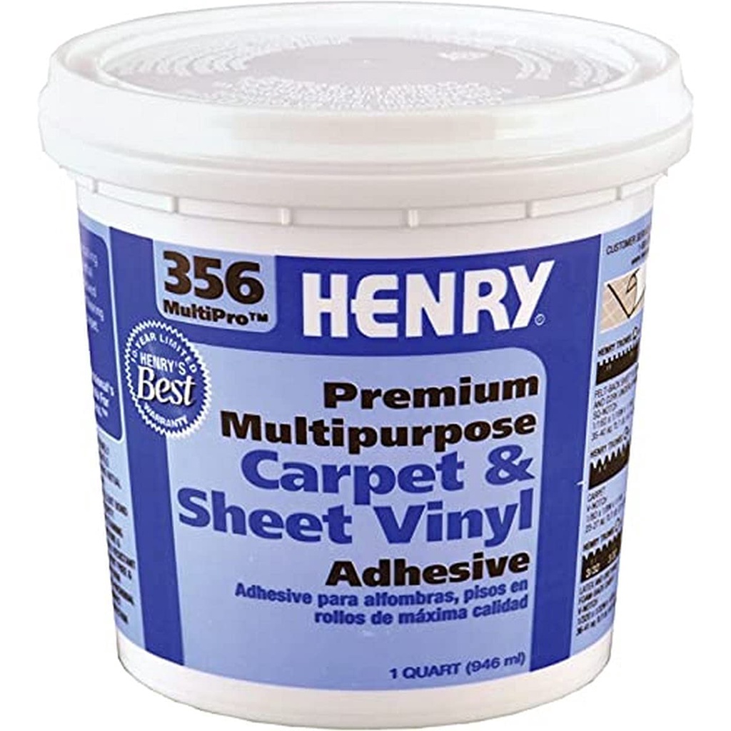 HENRY 356 กาวไวนิลพรมและแผ่นอเนกประสงค์ระดับพรีเมียม - 946ML